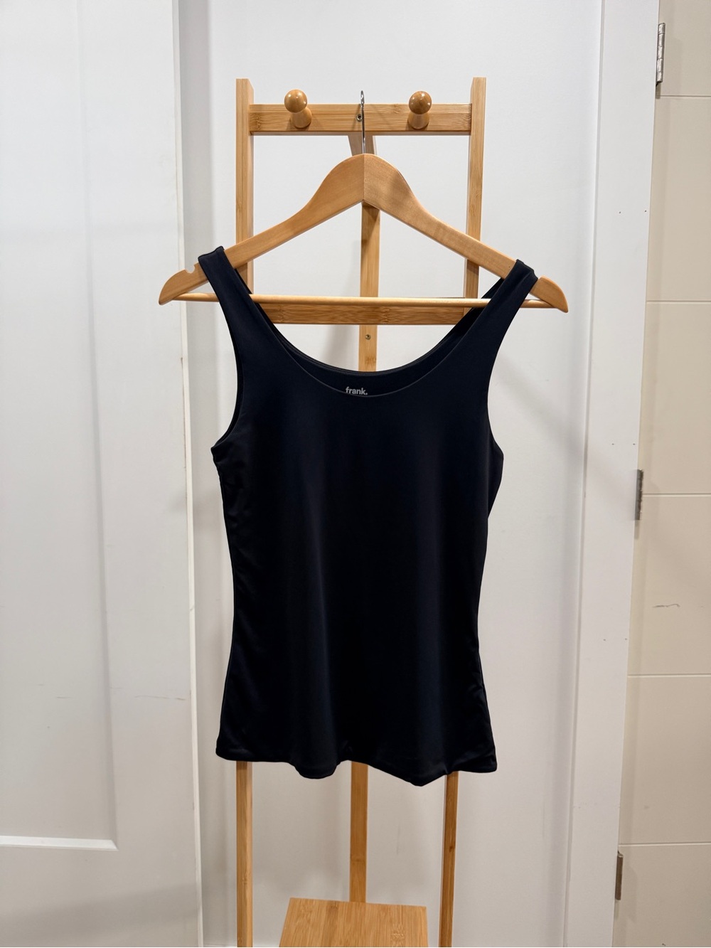 Frank & Oak Black Scoop Neck Tank Top - Women's